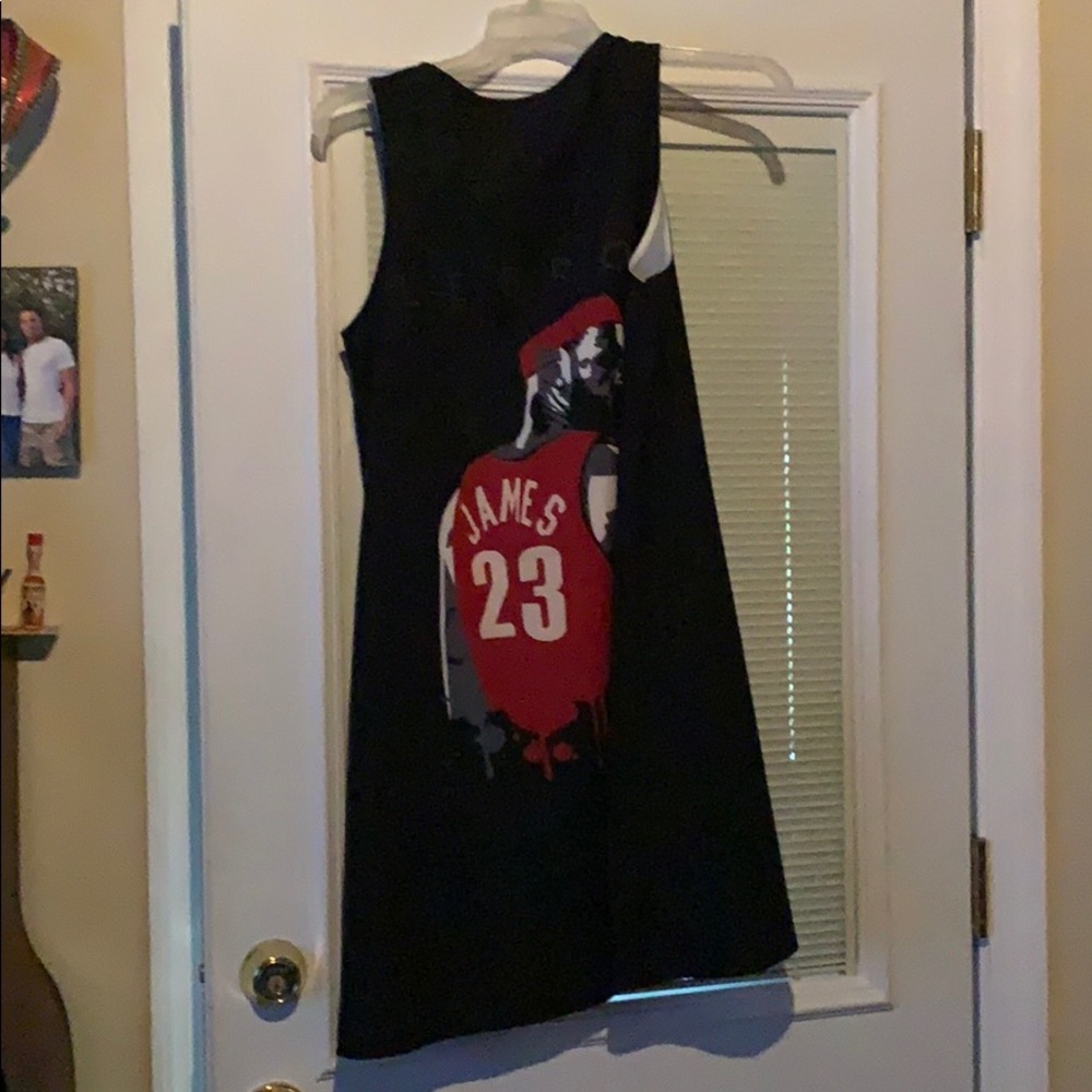 Tank dress with Lebron on front and back